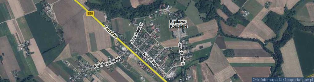 Zdjęcie satelitarne Dołęgi-Mostowicza Tadeusza ul.